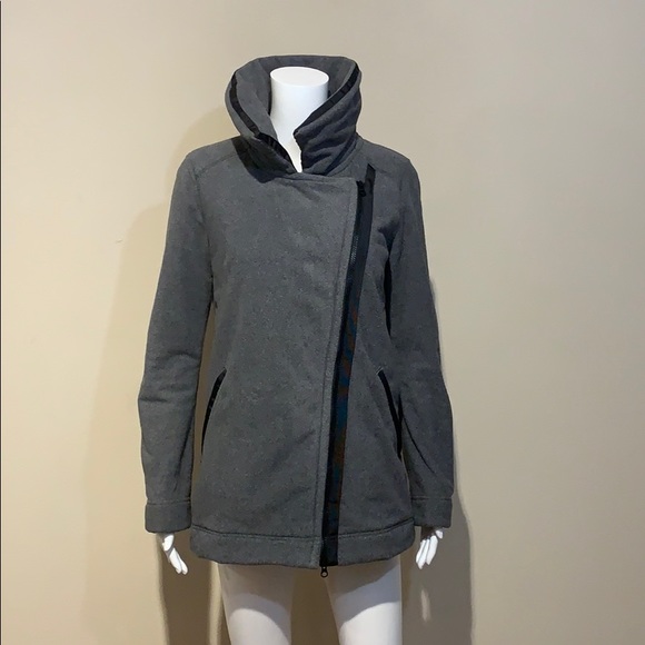 Lululemon Moto Jacket Black / Ambient Grey / Black - Picture 2 of 8